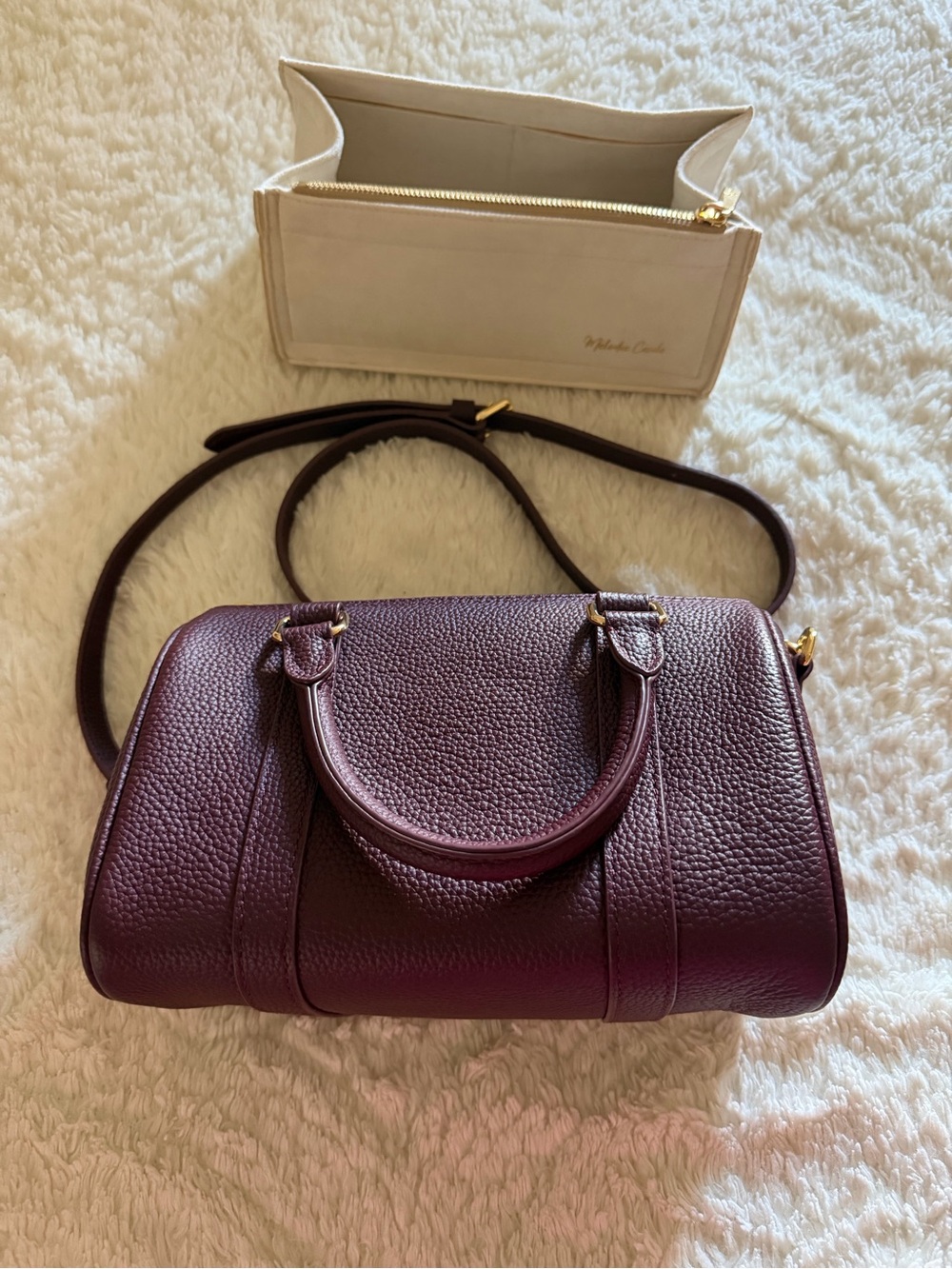 Dress up your purse DUYP Mini Boston bag Burgandy